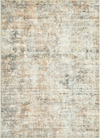 Abstract Rug 5x7 Machine Washable Area Indoor Orange Low Pile Non-Slip Foldable Thin Accent Rugs for Bedroom Living Room Dining Room