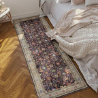 Rugcomf Runner Rug for Hallways Kitchen Rug Non Slip 2'x 6' Washable Rugs with Rubber Backing Soft Carpet for Hallways, Kitchen, Laundry, Bedroom, Bathroom (Dark Espresso)