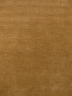 Hand Knotted Loom Wool ECO-Friendly Area Rugs - 8'x8', Octagon, Gold Color, Solid Plain Design, High Pile Thick Handmade Anti Skid Area Rugs for Living Room, Bed Room (L00111)