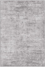 LUMI 4x6 Washable Low-Pile Area Rug for Living Room, Ultra Soft Modern Neutral Grey Rugs Non Slip with Rubber Backing, High Traffic, Stain Resistant Carpets, Ideal for Bedroom, Dining Room