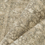Brown Runner Rug 2x6 Hallway Machine Washable Kitchen Vintage Distressed Non Slip Long Carpet Indoor Retro Floral Bedroom Accent Throw Rug for Bathroom Office Laundry Dining Room