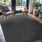 CAMILSON Outdoor Rug 10x14 Modern Area Rugs for Large Indoor and Outdoor Patios and Porches - Waterproof, Washable, Non-Shedding, Easy-to-Clean Outside Carpet (10 x 14, Solid - Dark Gray)