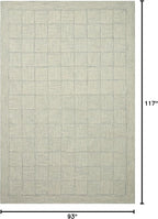 Loloi Chris Loves Julia Francis Collection FRA-03 Silver/Sky 7'-9" x 9'-9" Area Rug