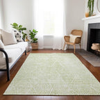 Addison Rugs Chantille ACN591 Aloe 2'6" x 3'10" Indoor Outdoor Area Rug, Easy Clean, Machine Washable, Non Shedding, Bedroom, Living Room, Dining Room, Kitchen, Patio Rug