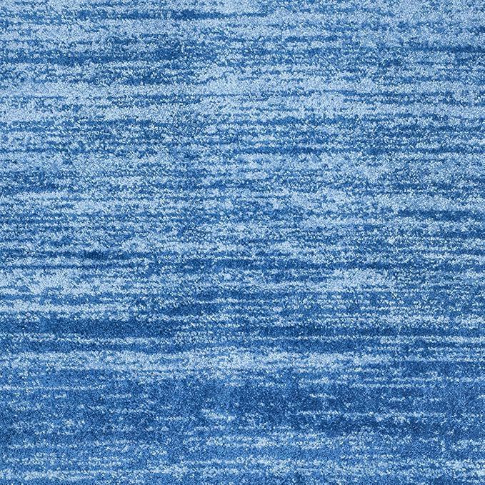 SAFAVIEH Area Rug 4x6 - Adirondack Collection - Light Blue & Dark Blue, Modern Ombre Design, Non Shedding & Easy to Clean, Ideal for Living Room, Bedroom, Office, Dining Space (ADR113F)