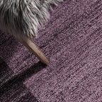 Rugs.com Angelica Collection Rug – 8 Ft Round Violet Medium Rug Perfect for Kitchens, Dining Rooms