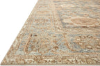 Loloi Margot Collection MAT-03 Ocean/Spice 2'-0" x 5'-0" Accent Rug feat. CloudPile, No-Shed Easy Clean Large Patterned Area Rug for Living Room, Bedroom, Dining Area