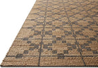 Loloi Chris Loves Julia Judy Collection JUD-05 Natural/Graphite 2'-6" x 7'-6" Runner Rug