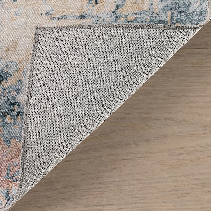 Dash & Albert Blaire Mineral Machine Washable Rug, 3 X 5 Feet, Multicolored Graphic Pattern