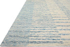 Loloi Chris Loves Julia Chris Collection CHR-01 Ivory/Denim 2'-6'' x 11'-6'', .50" Pile Height, Runner Rug