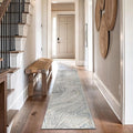 Rugshop Marble Swirl Distressed Gray Area Rug Modern Indoor Rug for Living Room, Bedroom, or Dining 2' 3" x 8' Runner Ideal for Hallway, Kitchen, Entryway, or Behind The Sofa