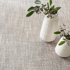 Dash & Albert Crosshatch Dove Grey Hand Micro Hooked Wool Rug, 8.5 X 11.5 Feet, Grey Solid Pattern