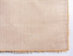 Unique Loom Davos Shag Collection Area Rug - Solid (5' 3" Square, Sun Yellow)