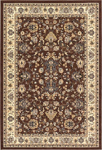 Unique Loom Sialk Hill Collection Area Rug - Washington (6' 1" x 9' Rectangle Brown/Black)