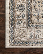 Loloi Teagan Collection TEA-02 Oatmeal/Ivory 2'-8" x 4' Accent Rug, Large, Soft Neutral Rug, High-Traffic for Living Room, Bedroom, Home Office, Dining Area