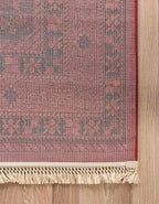 Unique Loom Tekke Collection Area Rug - Sheibani (10' x 14' 1" Rectangle, Red/ Black)