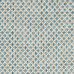 Nourison Home Courtyard Ivory Aqua 5' x 8' Oval Area Rug - Easy Clean, Non Shedding, Bed Room, Living Room, Dining Room, Kitchen (5' x 8' Oval)