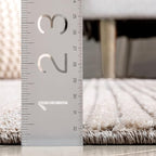 Well Woven Harlow Collection Briar Beige - Modern Tribal Minimalist Geometric 8x10 Area Rug - Ideal for Living Room, Dining Room & Bedroom - Durable, Stain Resistant & Easy to Clean