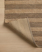 Loloi Chris Loves Julia Judy Collection JUD-06 Natural/Chocolate 7'-9" x 9'-9" Area Rug