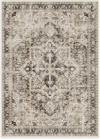 RUGGABLE Washable Vintage Area Rug – Kamran Hazel 10x14, Stain-Resistant, Non-Slip – Large Machine Washable Rugs for Living Room, Bedroom, Hallway, Entryway & Office–with Standard Pad