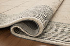 Loloi Chris Loves Julia Francis Collection FRA-02 Cream/Black 2'-6" x 9'-9" Runner Rug