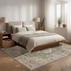 Area Rug Non Slip Machine Washable Ultra Soft Living Room/Bedroom/Kitchen/Outdoor/Classroom Celadon, 5'×7'