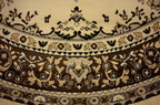 Unique Loom Reza Collection Traditional Persian Style Area Rug, 8' 0" x 8' 0", Ivory/Brown