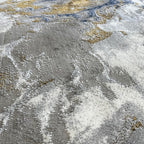 LUXE WEAVERS Marble Swirl Abstract Area Rug, Blue 5x7