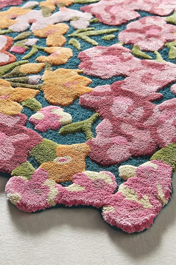 Cassia Wool Viscose Area Rug – 10’ x 14' – Handmade Wool Area Rugs –Multi – Rugs for Living Room, Bedroom – Anti-Skid – Carpets with Non-Slip Natural Backing with 100% Cotton