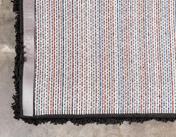 Unique Loom Solid Shag Collection Area Rug (3' 3" x 5' 3" Rectangle, Jet Black)