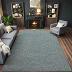 AROGAN Washable 4×6 Bedroom Rug, Modern Area Rugs with Soft Memory Foam for Living Room, Minimalist Non-Slip Indoor Floor Carpet for Dining Room Office Kids Playroom Decor, Grey