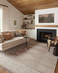 Loloi Angela Rose Rivers Collection RIV-05 Lilac/Ivory 7'-9" x 9'-9" Reversible Area Rug
