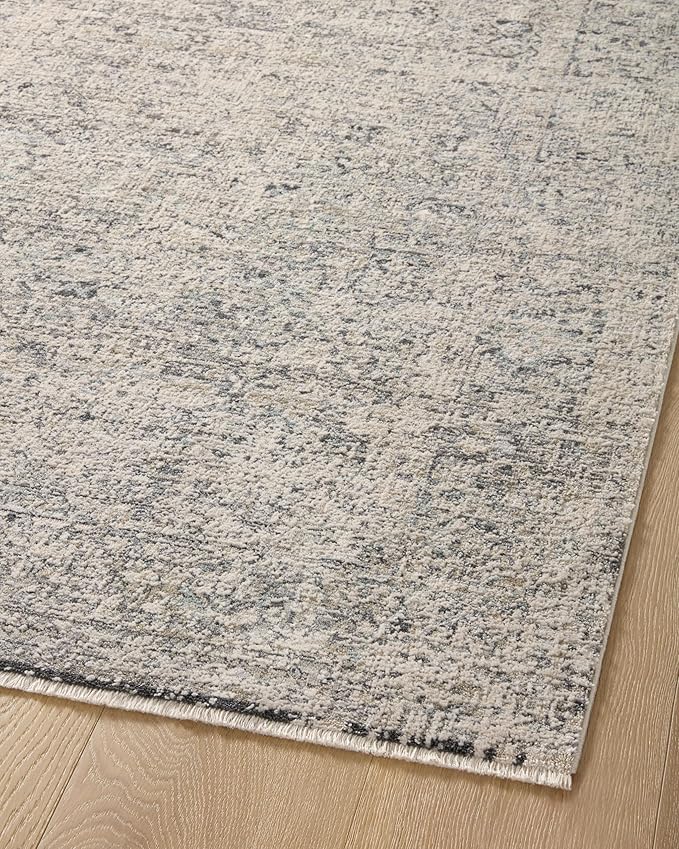 Loloi Amber Lewis Alie Collection ALE-01 Stone/Mist 2'-7'' x 12'-0'', .13'' Pile Height, Runner Rug