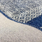 Alfa Rich 3x5 Navy Blue Washable Area Rugs for Living Room Bedroom Kitchen Dining Cotton Runner