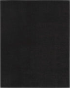 Nourison Home Nourison Essentials Black 8' x 11' Area Rug - Easy Clean, Non Shedding, Bed Room, Living Room, Dining Room, Kitchen (8' x 11')