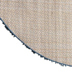 Unique Loom Davos Shag Collection Area Rug - Solid (3' 3" x 5' 3" Oval, Marine Blue)