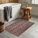 Kuden 2x3 Small Rug, Machine Washable, Non-Slip Backing, Vintage Style, Soft, Low Pile, Area Rugs for Entryway Kitchen Indoor Entrance