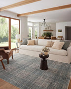 Loloi Angela Rose Ember Collection EMB-09 Denim/Charcoal 2'-7" x 10'-0" Runner Rug