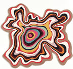Irregular Shaped Handmade Wool Rug | Modern Colourful Stripe Premium Area Rug Perfect for Home Decor (Multi, 10x10 ft)