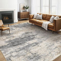 6x9 Area Rugs Living Room: Washable Large Abstract Modern Soft Rug Stain Resistant Indoor Floor Non Slip Accent Carpet for Bedroom Nursery Playroom Dining Room Office Dorm Home House- Grey Brown