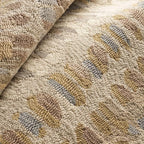 Dash and Albert Paint Chip Wool Area Rug - 5' x 8' Neutral Graphic Hand Micro Hooked Accent Rug - Durable, High Traffic Areas Hallway, Living Room, Stairs