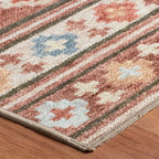 Dash & Albert Canyon Natural Machine Washable Rug, 4 X 6 Feet, Natural Geometric Pattern - Premium Luxury Hotel Quality Soft Breathable Hypoallergenic Machine Washable Easy Care All Season