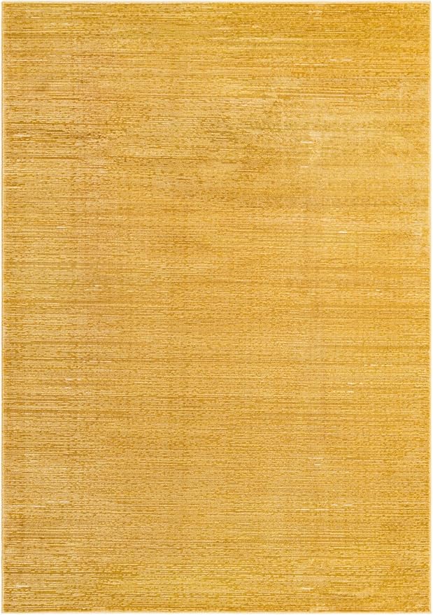 Unique Loom Finsbury Collection Area Rug - Kate (7' 1" x 10' Rectangle, Yellow)
