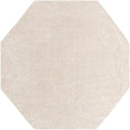 Unique Loom Solo Collection Area Rug - Calabasas (7' 10" Octagon, Ivory)
