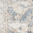 Nourison Home Astra Machine Washable Traditional Grey/Blue 7'10" x 10' Area Rug, Easy Clean, Non Shedding, Bed Room, Living Room, Dining Room, Kitchen (8x10)