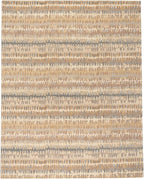 Dash & Albert Paint Chip Stone Hand Micro Hooked Wool Rug, 7.5 X 9.5 Feet, Multicolored/Browns Geometric Pattern