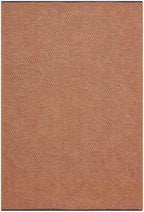 LUXE WEAVERS Modern Farmhouse Orange 8x10 Washable Area Rug, Anti-Slip Diamond Pattern Carpet