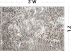 Rugshop Abstract Marble Shag Area Rug Blue 2' x 3' Ideal for Entryways, Kitchens, or Small Spaces