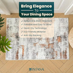 Istana 2x3 Area Rug - Grey Multi Boho Rugs for Living Room 2x3 - Foldable Small Rugs for Bedroom - Stain Resistant Washable Rug Non Slip - Eco-Friendly Area Rugs Indoor