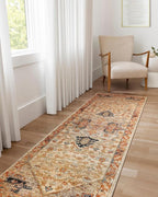 Loloi Jocelyn Collection JOC-01 Sand/Multi 6'-7" x 9'-7" .38" Thick Area Rug